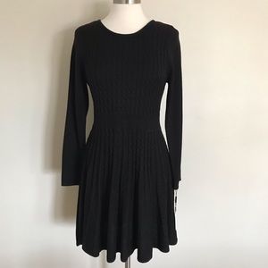 Calvin Klein fit and flare knit dress size L